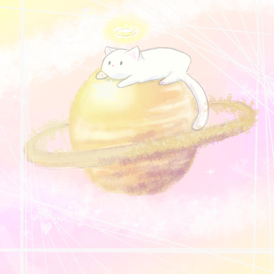 Space Cat (Poster Print)