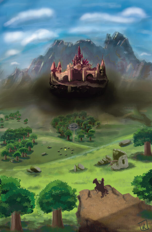 Hyrule Castle - Poster Print Hyrule Castle - Poster Print