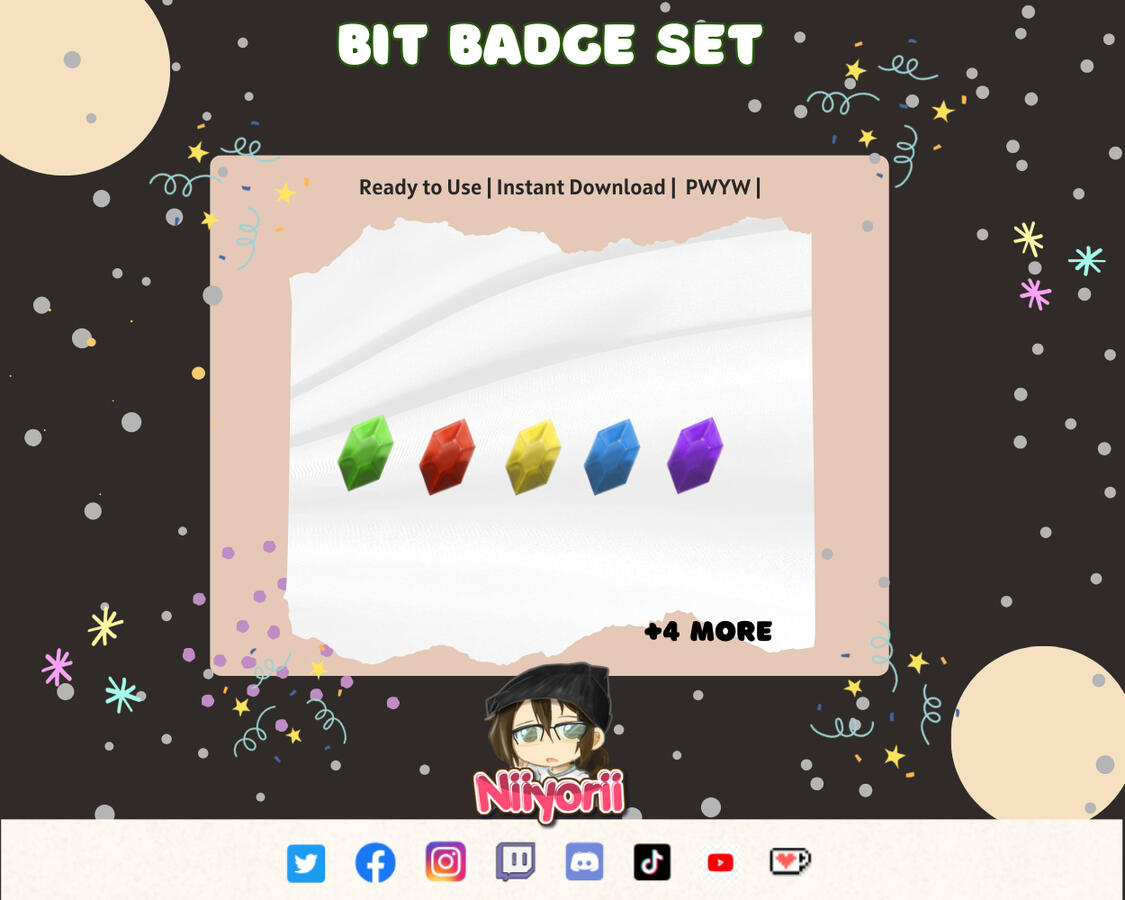 Legend of Zelda Rupee Bit Badge Set