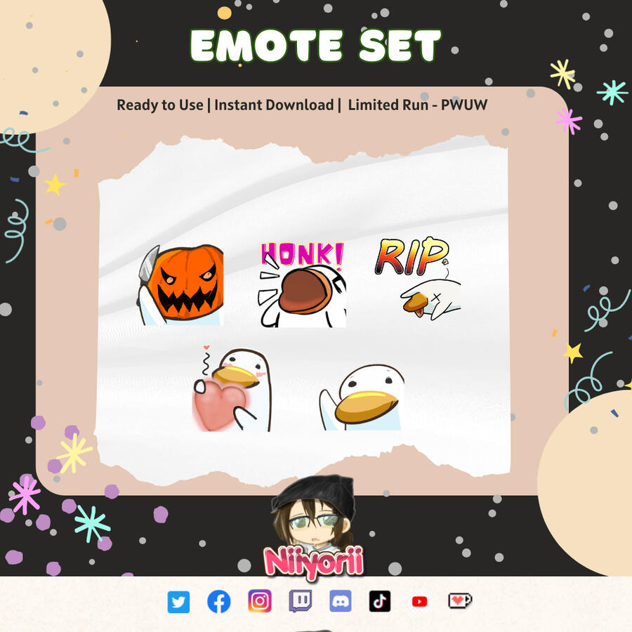 Goose Emote Set - Niyo Arts Goose Emote Set - Niyo Arts