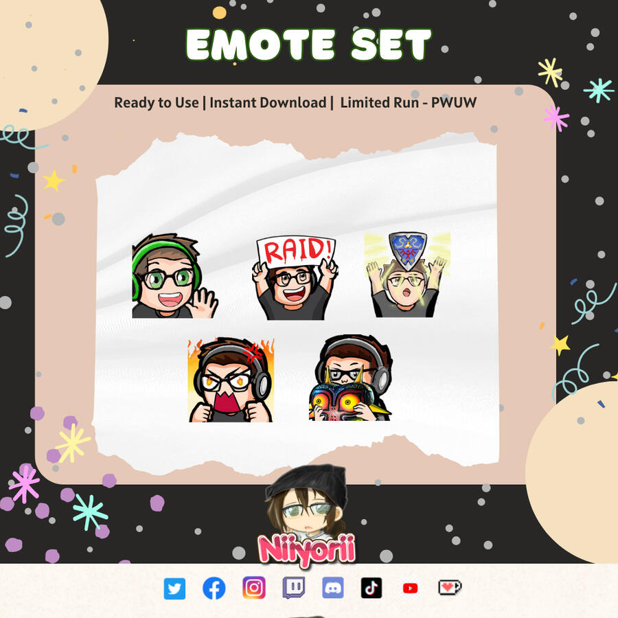 Hylian Rice - Emote Set - Niyo Arts